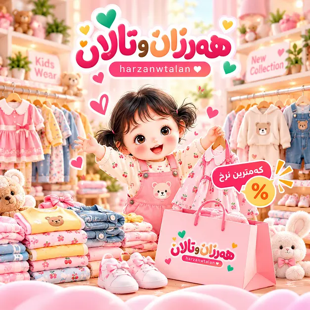 پێداویستی و جلوبەرگی منداڵان بە کەمترین نرخ